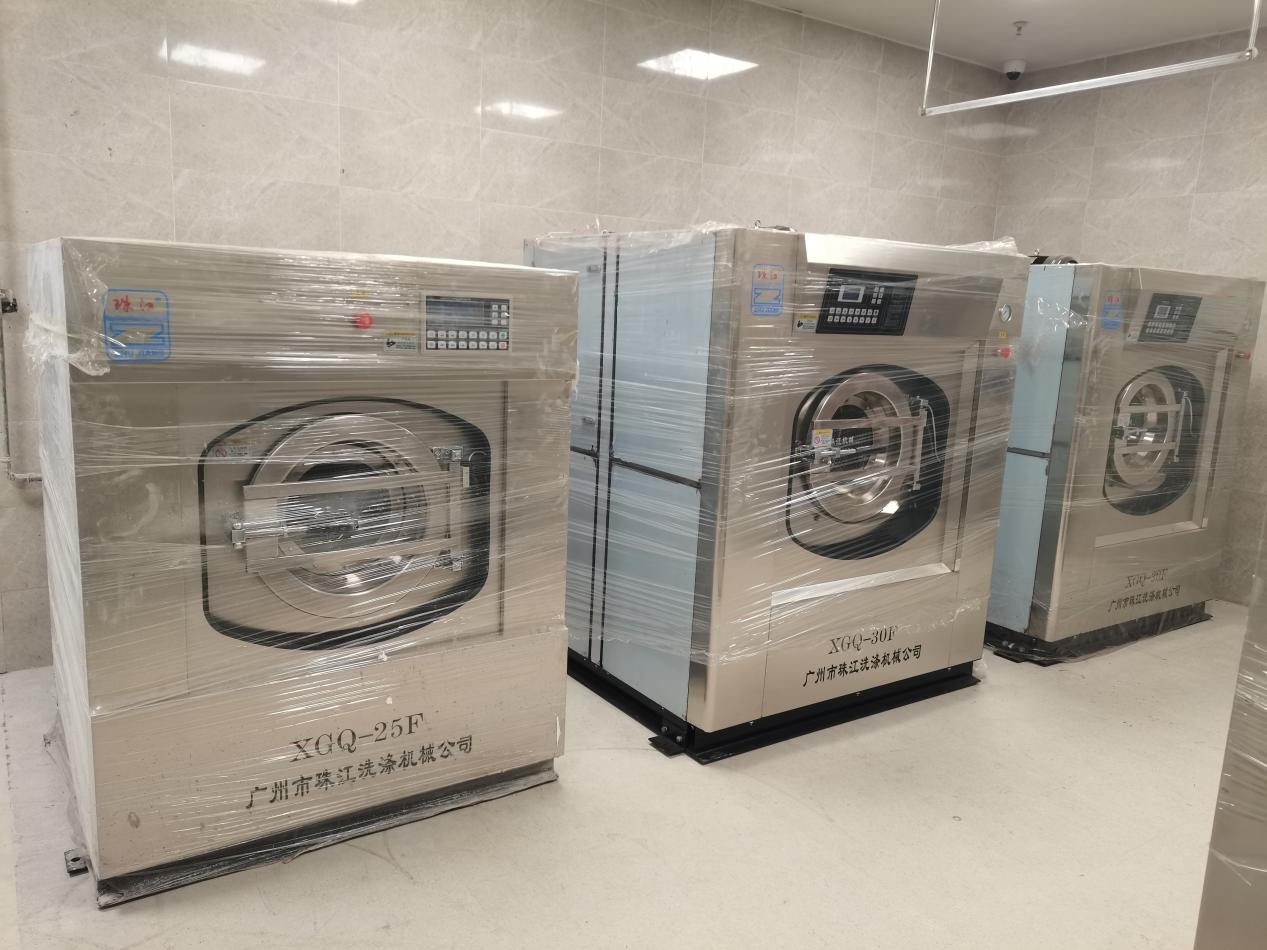 珠江洗滌設(shè)備——廣州煤礦工廠洗衣房工業(yè)洗衣機(jī)生產(chǎn)廠家成功案例